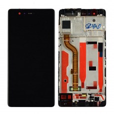 Huawei P9 - Original LCD Display and Touch Screen Digitizer Assembly with Frame Replacement Repair Parts - Black